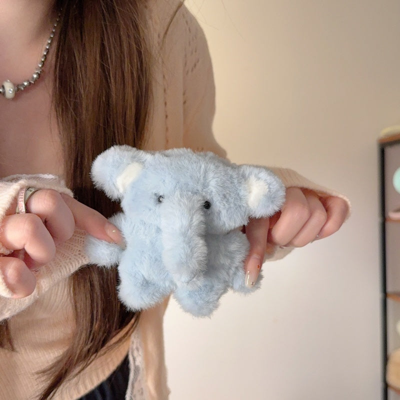 Adorable Plush Baby Elephant AirPods Case