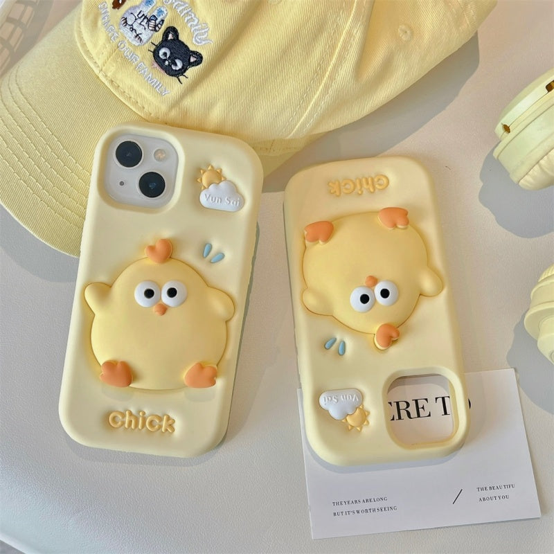 Yellow Press & Pop Chick iPhone Case