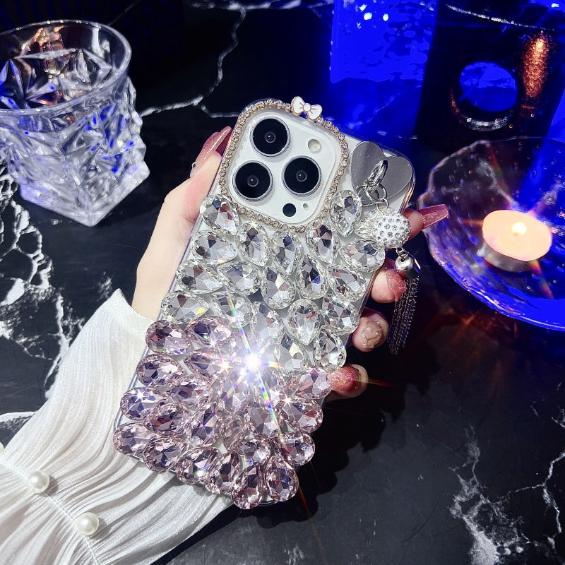 Dazzle & Swing!Rhinestones Fringe iPhone Case #BlingItOn