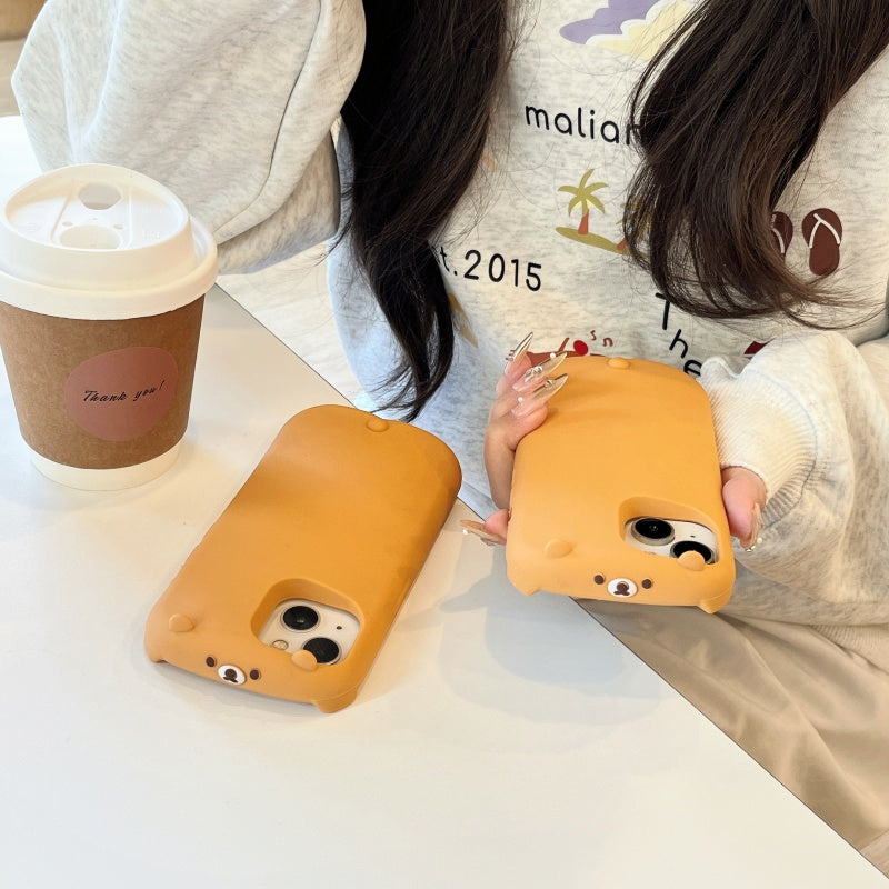 Pancake Lazy Bear iPhone Case