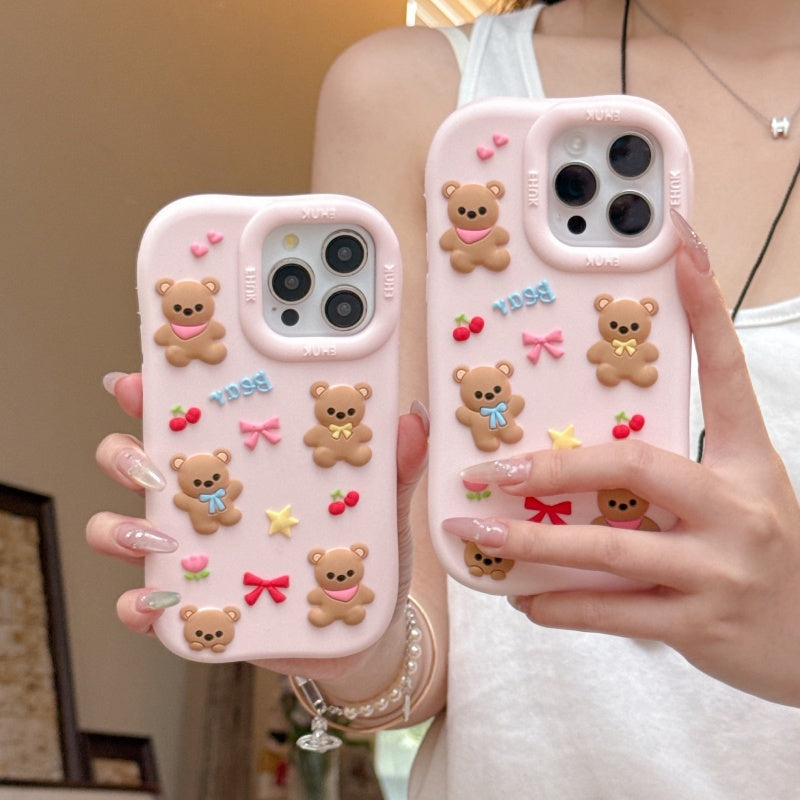 Adorable 5 Little Bears iPhone Case