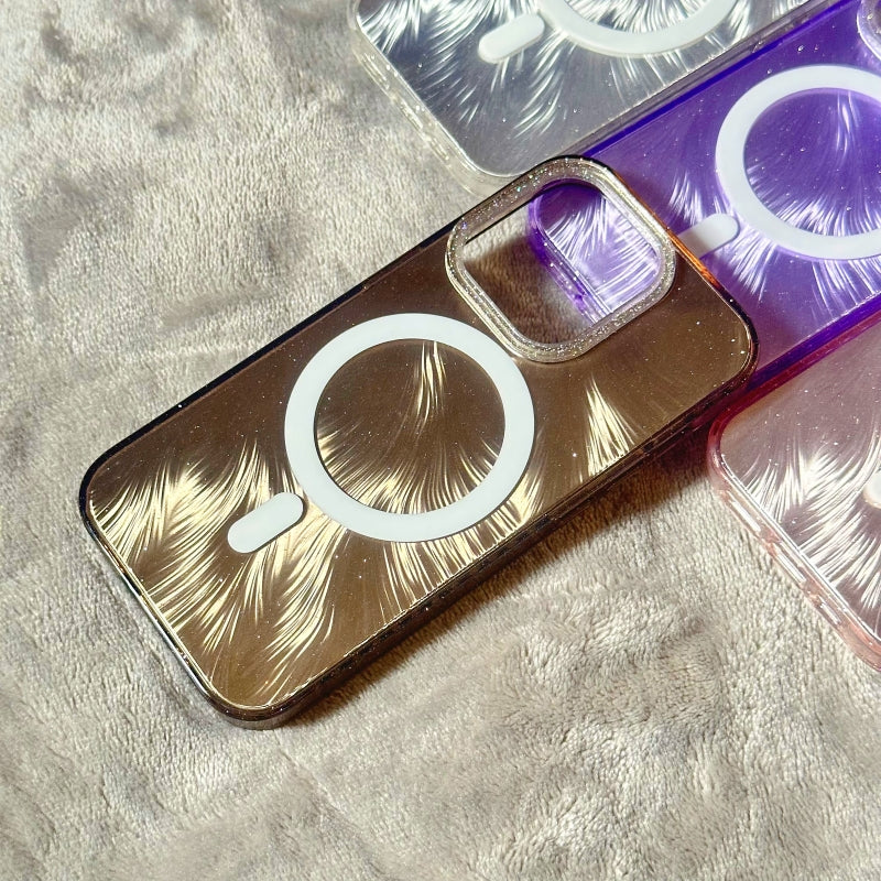 Silver Reflective Magnetic iPhone Case