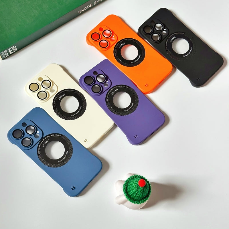Blue Semi-edge Magnetic iPhone Case