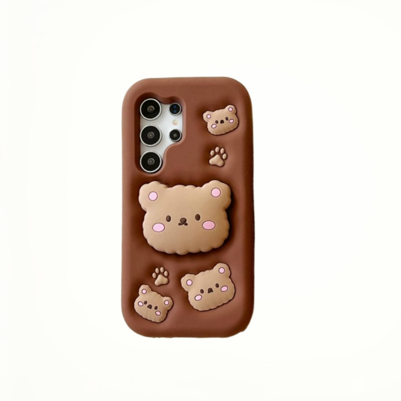 Brown Bear iPhone Case With Stand