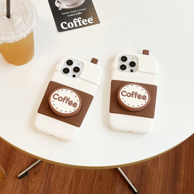 Coffee Cup iPhone Case with Stand