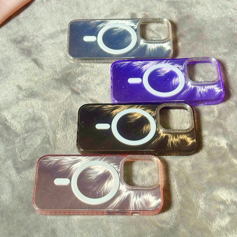 Silver Reflective Magnetic iPhone Case