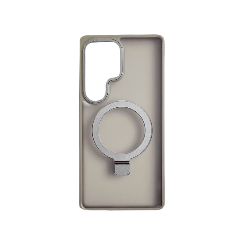 Gray Magnetic Sumsung Phone Case With Stand