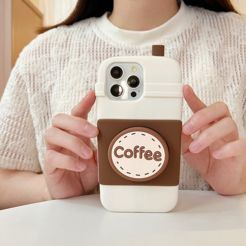 Coffee Cup iPhone Case with Stand