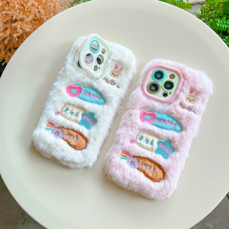 Joy & Fortune Lucky Fuzzy Pink iPhone Case