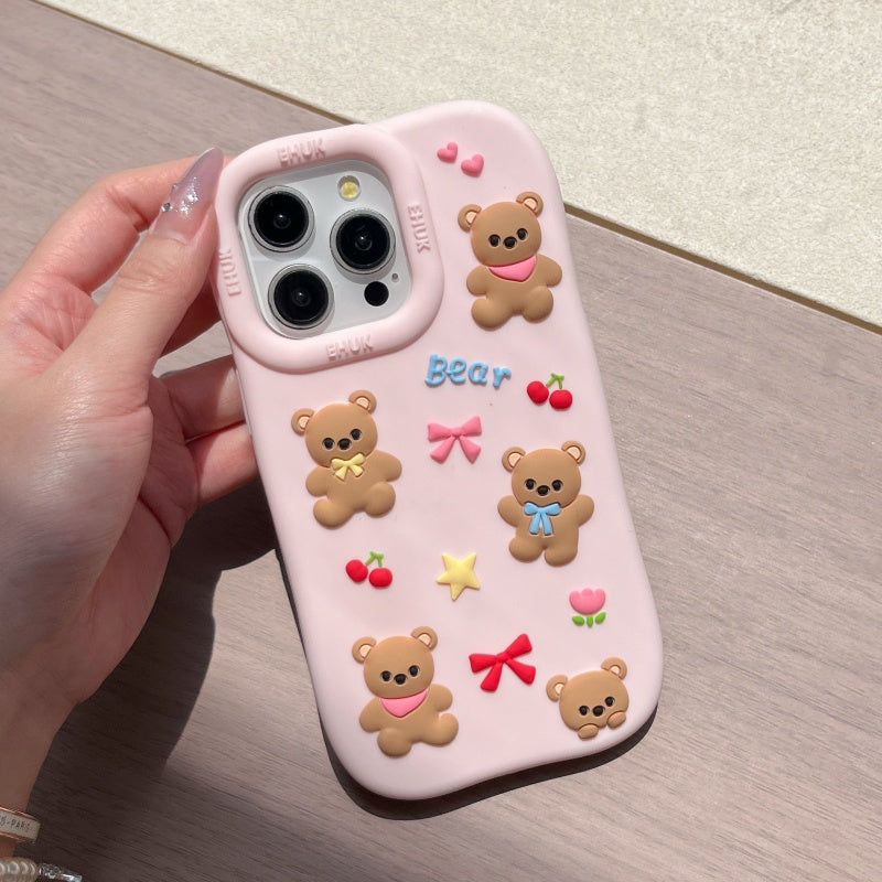 Adorable 5 Little Bears iPhone Case