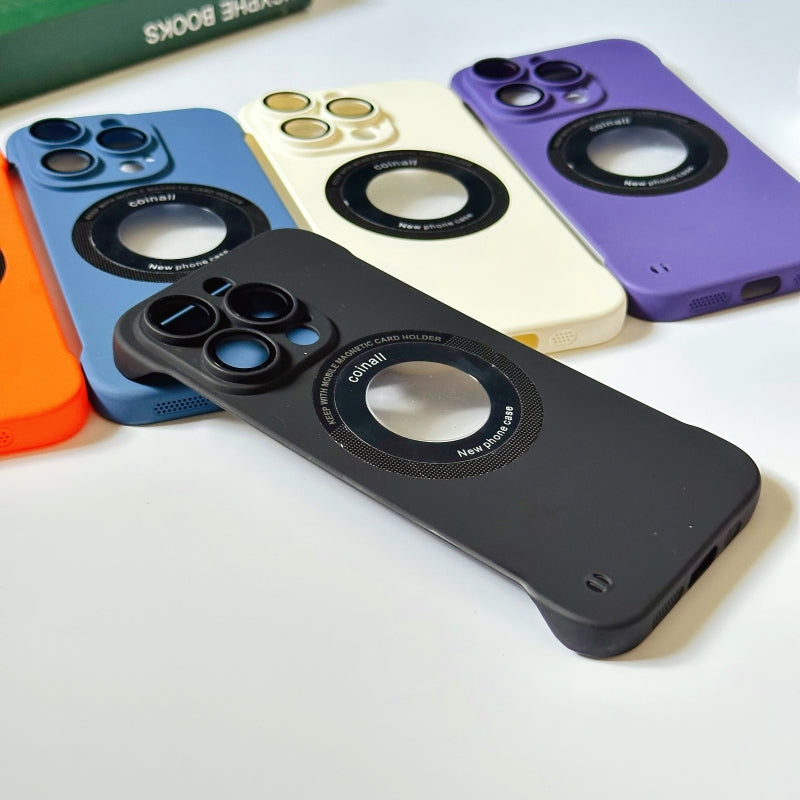 Black Semi-edge Magnetic iPhone Case