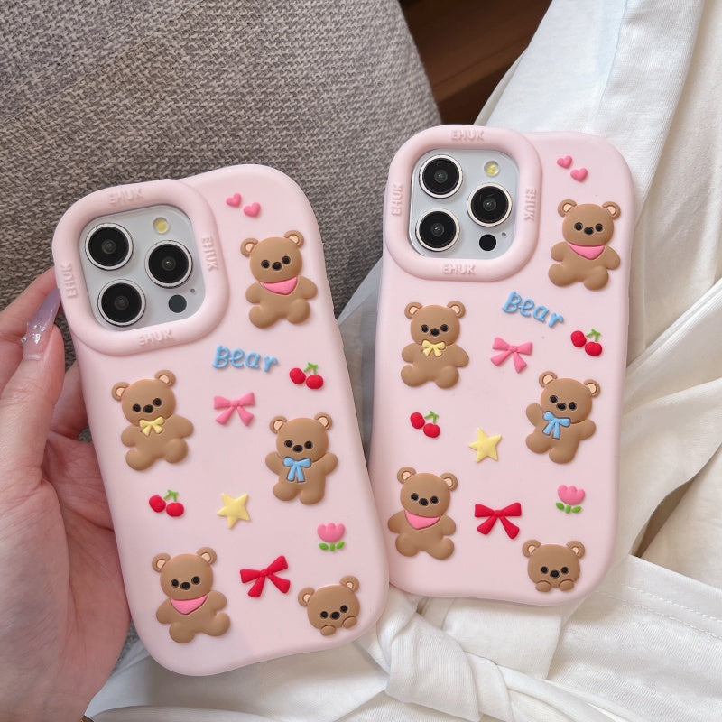 Adorable 5 Little Bears iPhone Case
