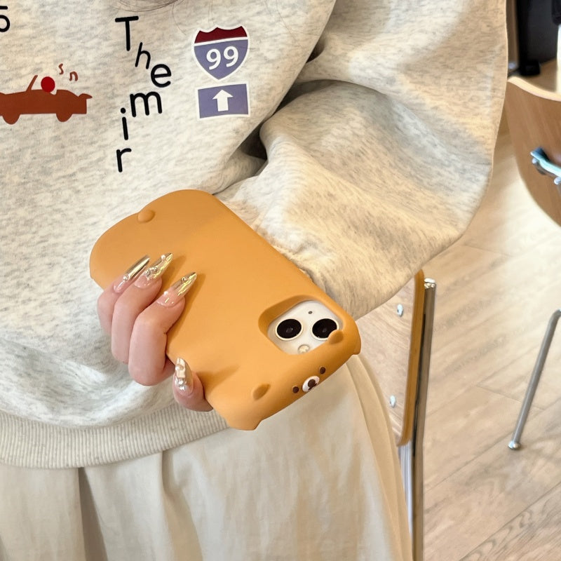 Pancake Lazy Bear iPhone Case