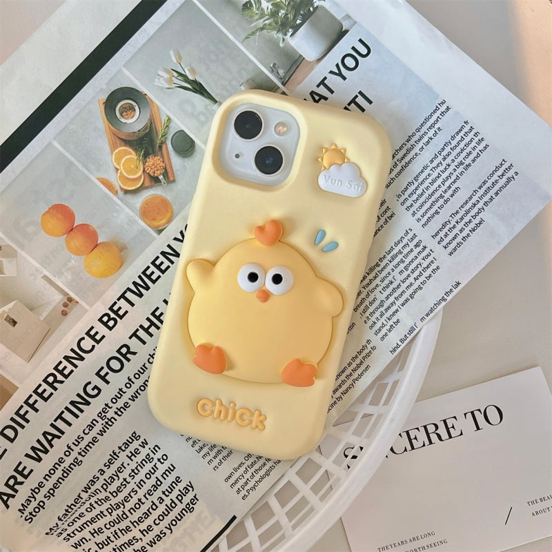Yellow Press & Pop Chick iPhone Case