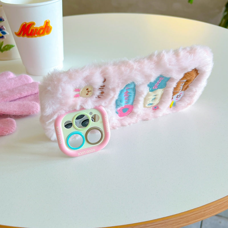 Joy & Fortune Lucky Fuzzy Pink iPhone Case