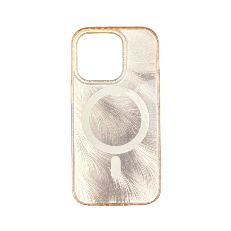 Light Pink Reflective Magnetic iPhone Case