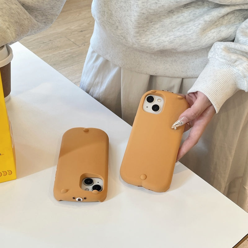Pancake Lazy Bear iPhone Case