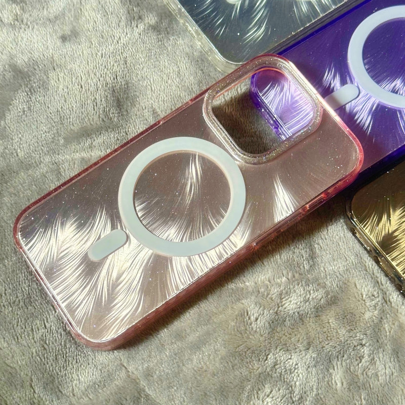 Silver Reflective Magnetic iPhone Case