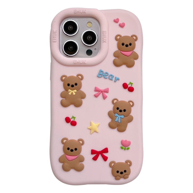 Adorable 5 Little Bears iPhone Case