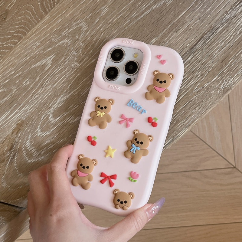 Adorable 5 Little Bears iPhone Case