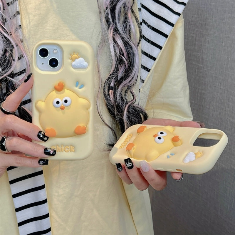 Yellow Press & Pop Chick iPhone Case