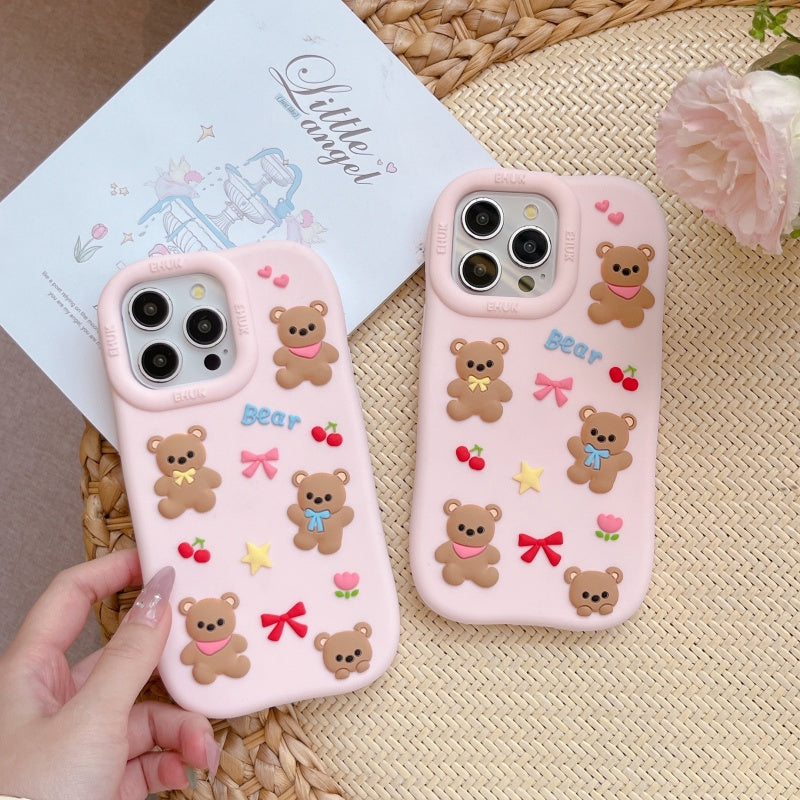 Adorable 5 Little Bears iPhone Case