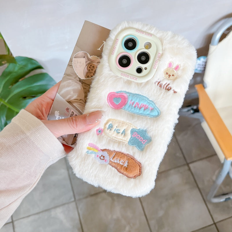 Joy & Fortune Lucky Fuzzy Pink iPhone Case