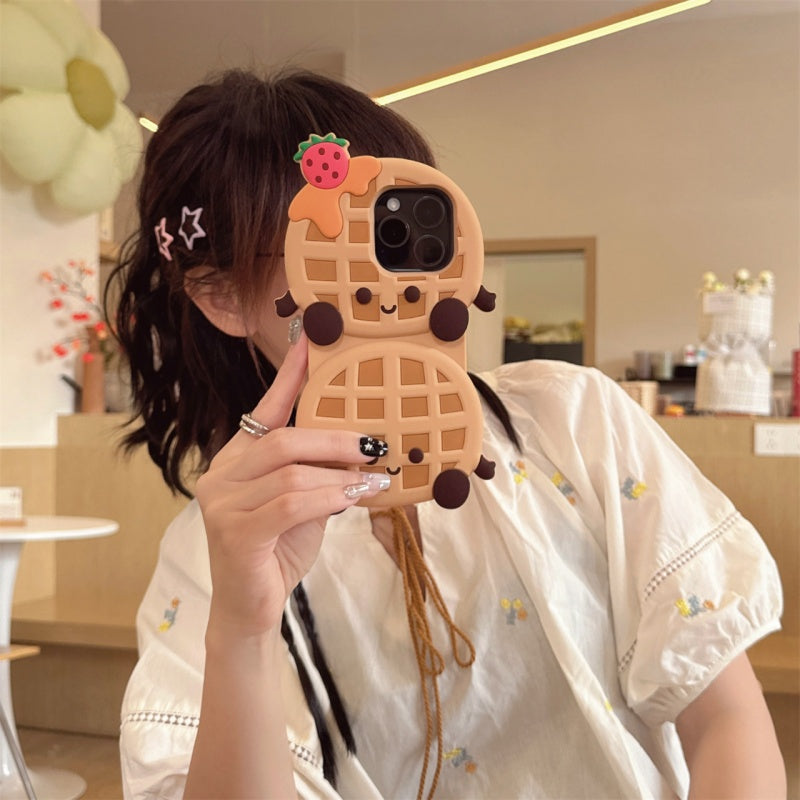 Cute Waffle iPhone Case