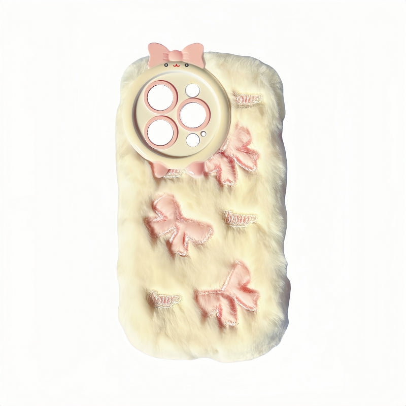 Furry Bow iPhone Case