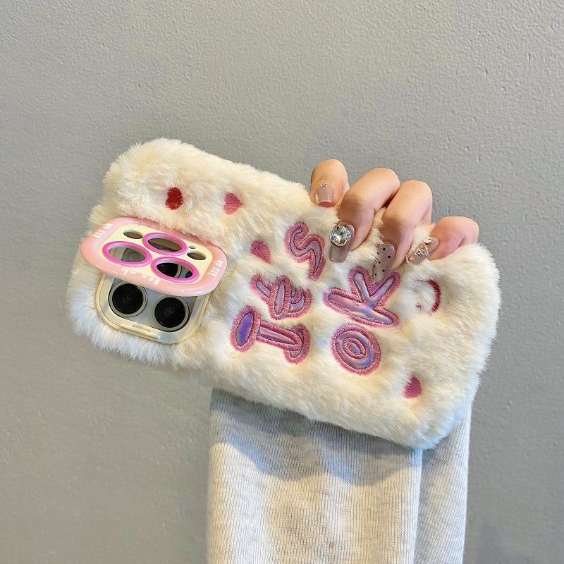 White It’s Ok Plush iPhone Case
