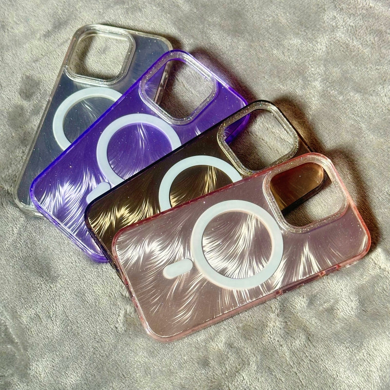 Silver Reflective Magnetic iPhone Case
