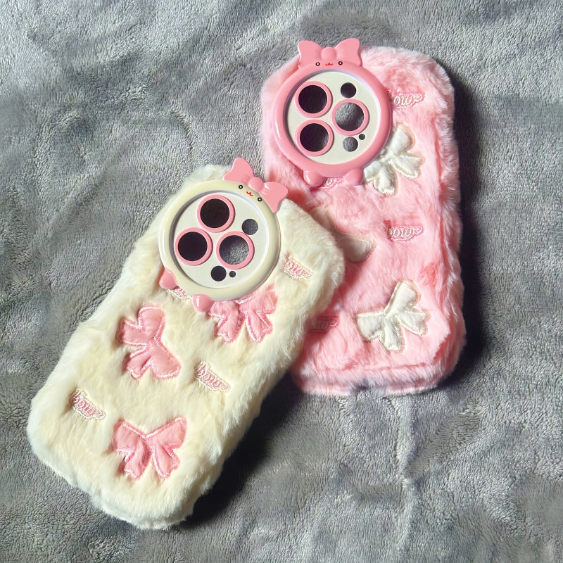 Furry Bow iPhone Case