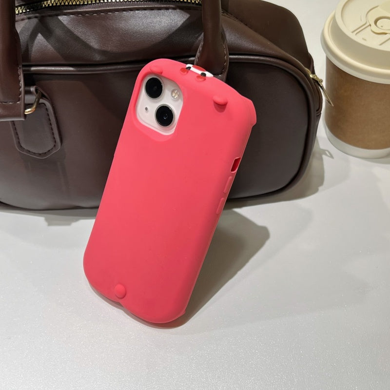 Pancake Lazy Strawberry Bear iPhone Case