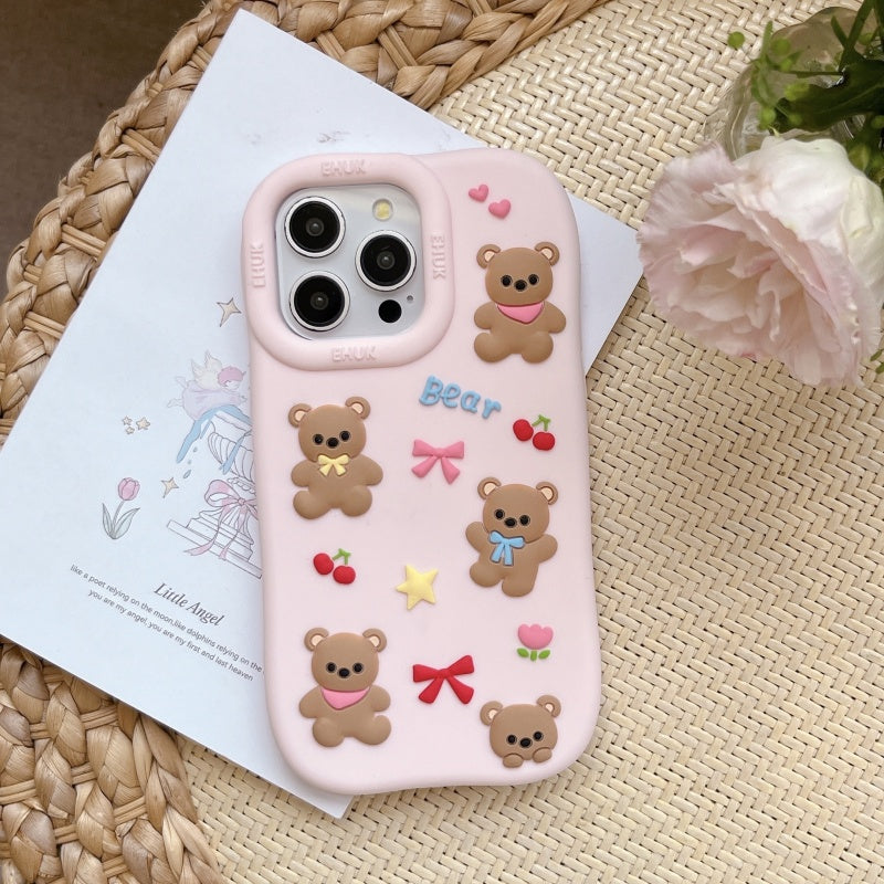 Adorable 5 Little Bears iPhone Case