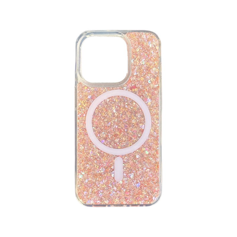 Orange Shiny Magnetic iPhone Case