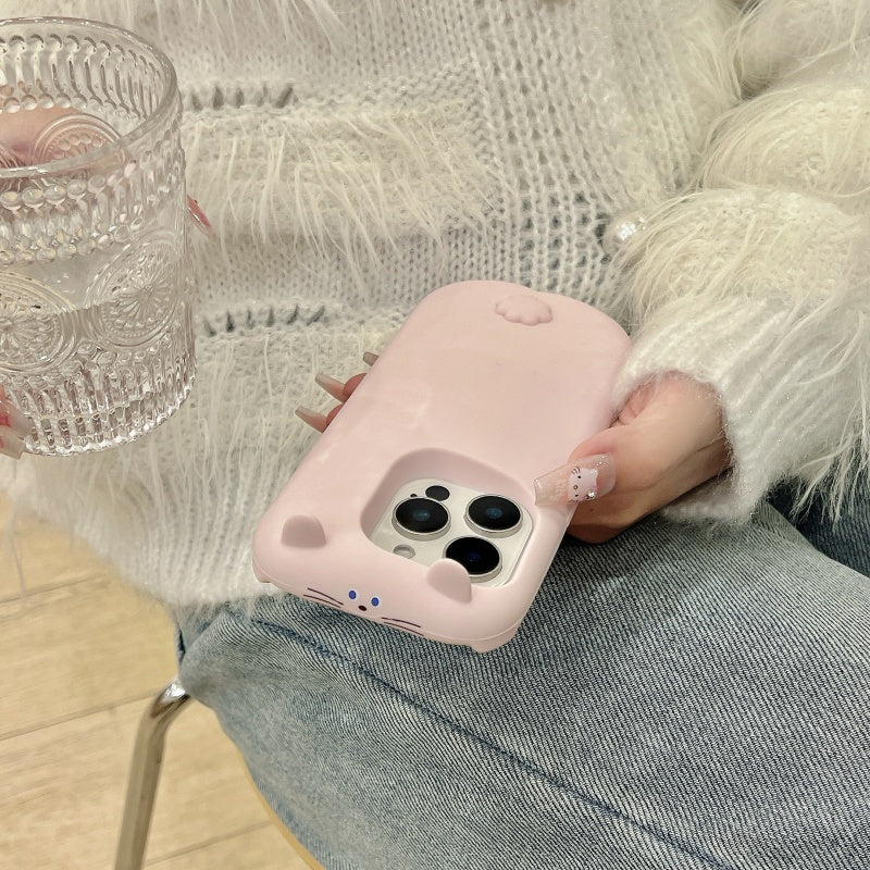 Pancake Lazy Bunny iPhone Case