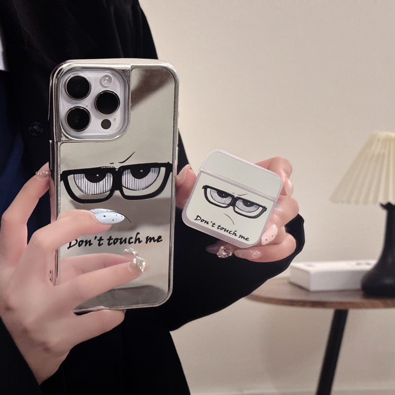 ‘Don't Touch Me’ Mirror iPhone Case