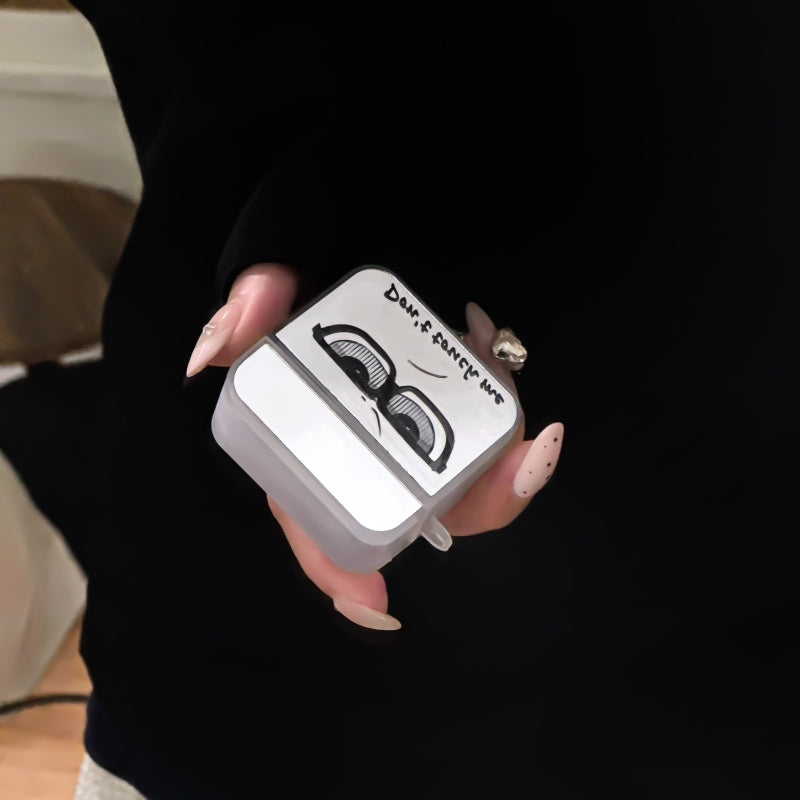 ‘Don't Touch Me’ Mirror AirPods Case With Wrist Strap
