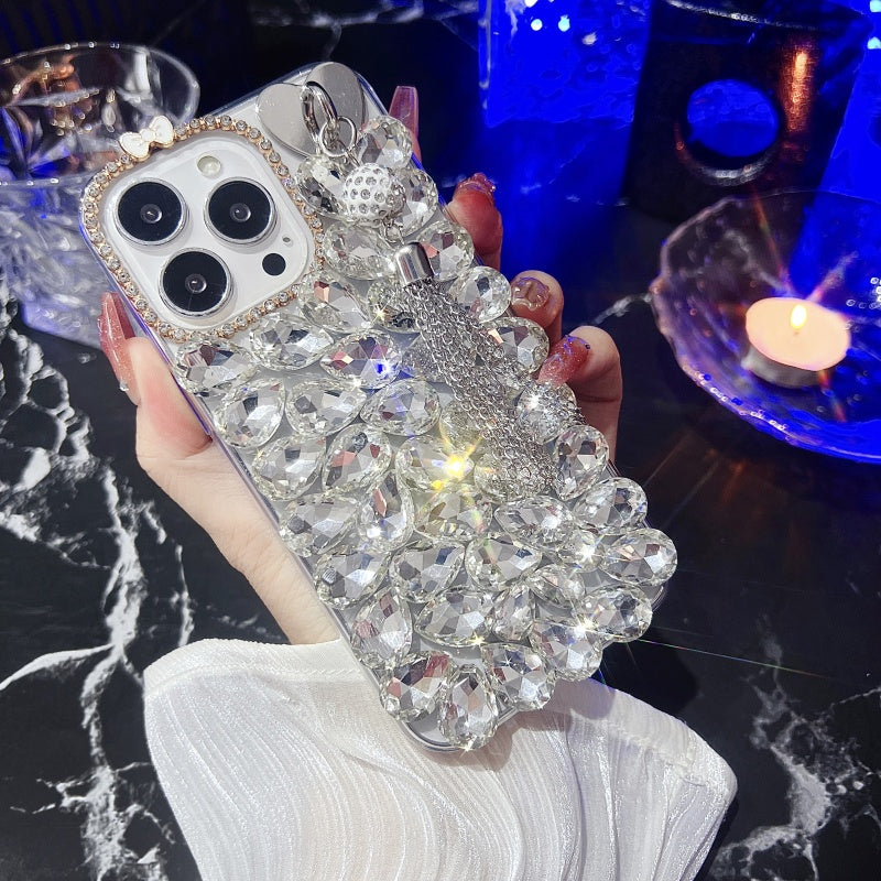 Dazzle & Swing!Rhinestones Fringe iPhone Case #BlingItOn