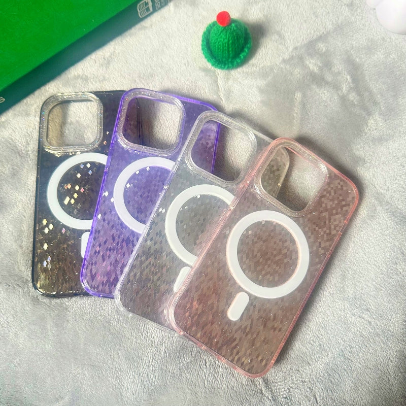 Silver Reflective Magnetic iPhone Case