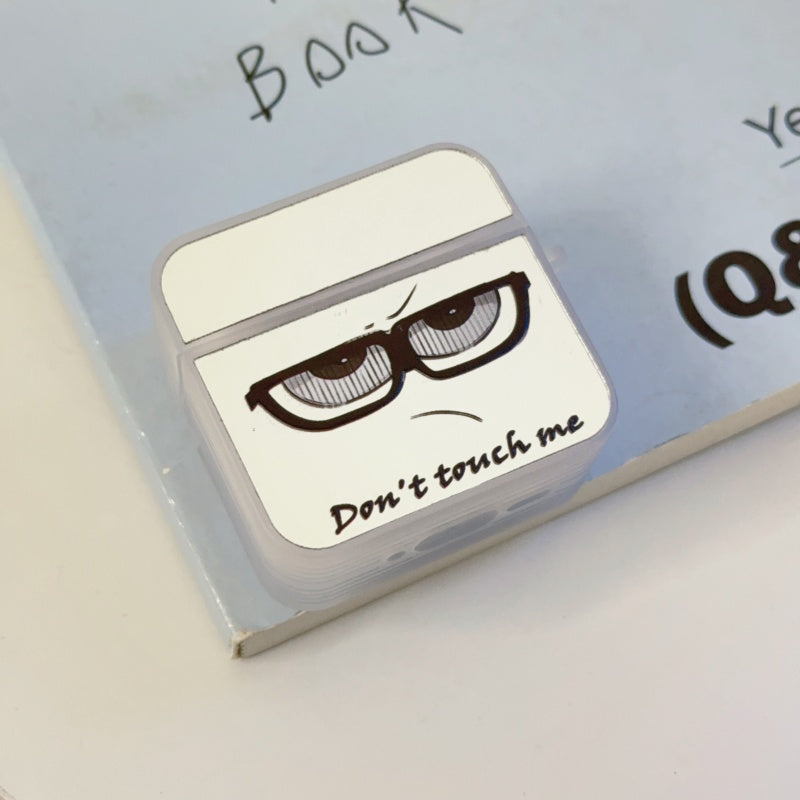 ‘Don't Touch Me’ Mirror AirPods Case With Wrist Strap