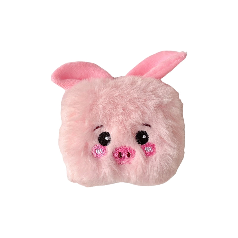 Adorable Little Pig Fuzzy AirPods Case