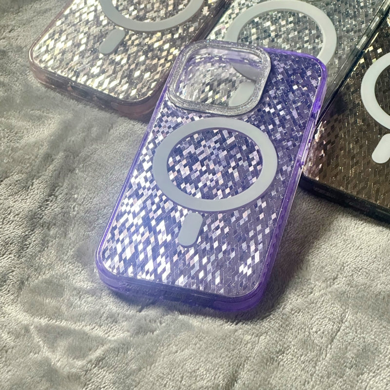 Silver Reflective Magnetic iPhone Case