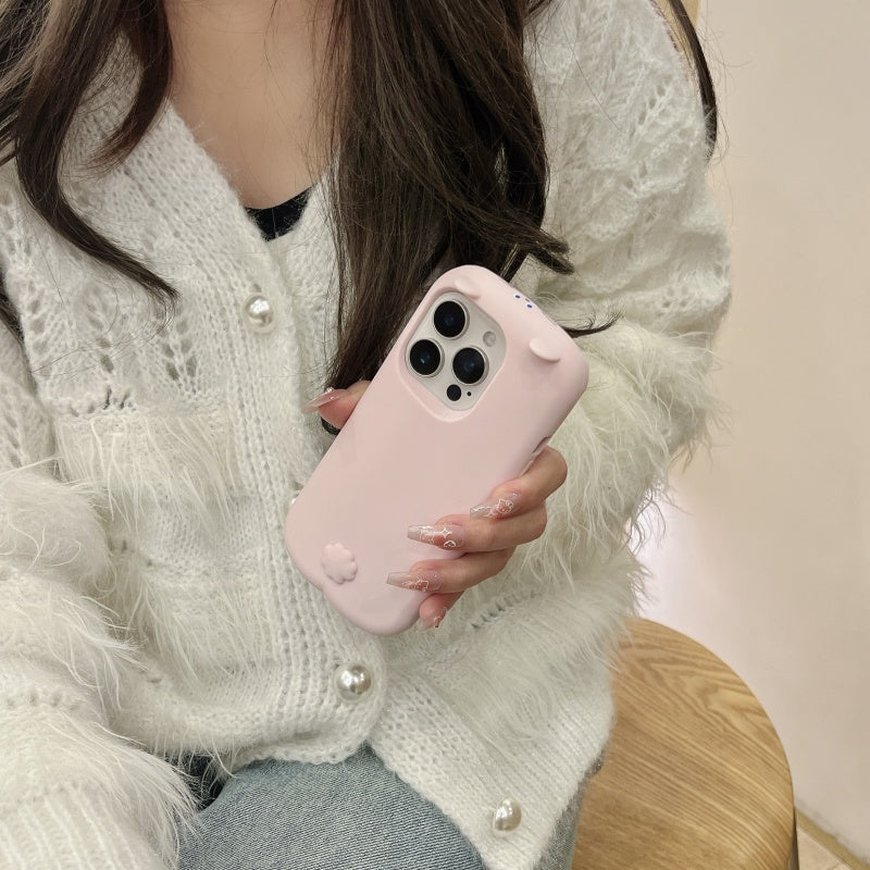 Pancake Lazy Bunny iPhone Case