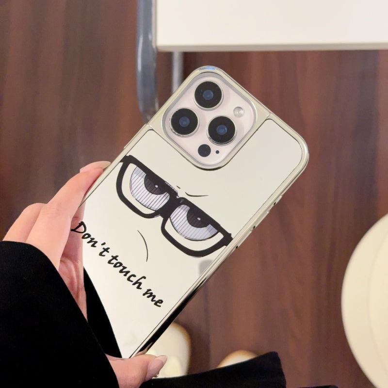 ‘Don't Touch Me’ Mirror iPhone Case