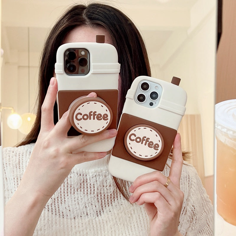 Coffee Cup iPhone Case with Stand