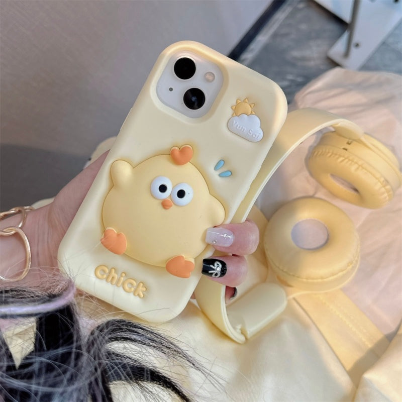 Yellow Press & Pop Chick iPhone Case