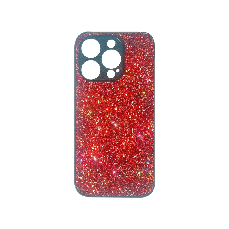 Glittery Colorful Red iPhone Case