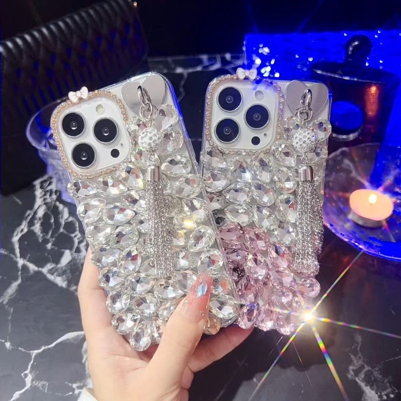 Dazzle & Swing!Rhinestones Fringe iPhone Case #BlingItOn
