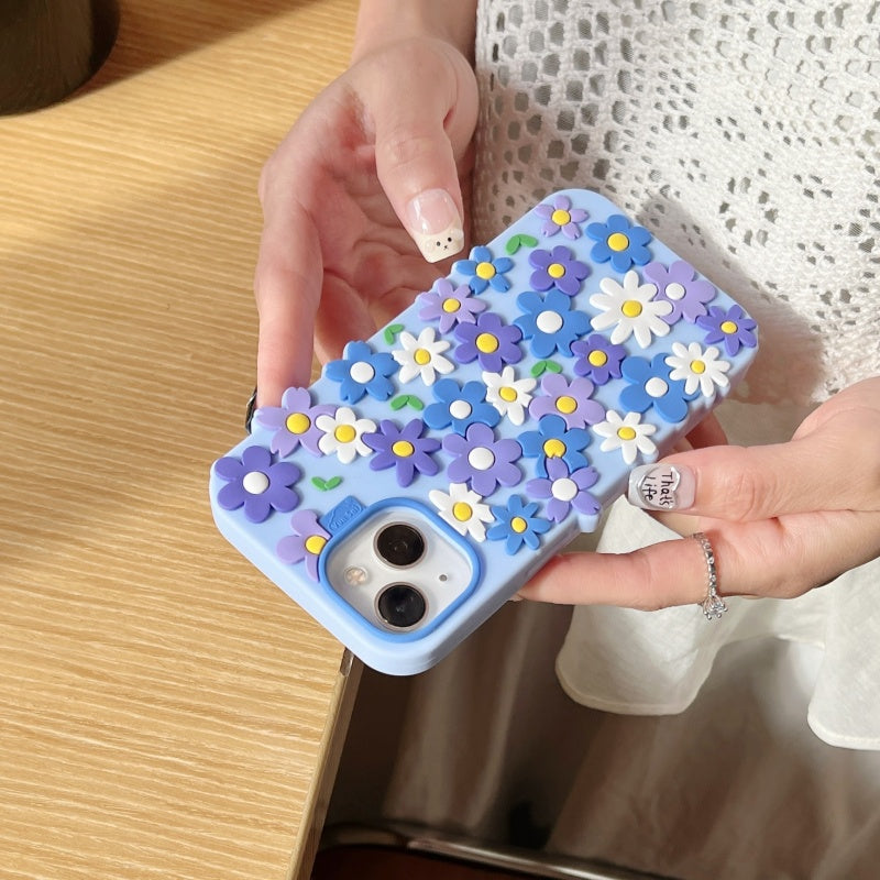 Blue Floral iPhone Case